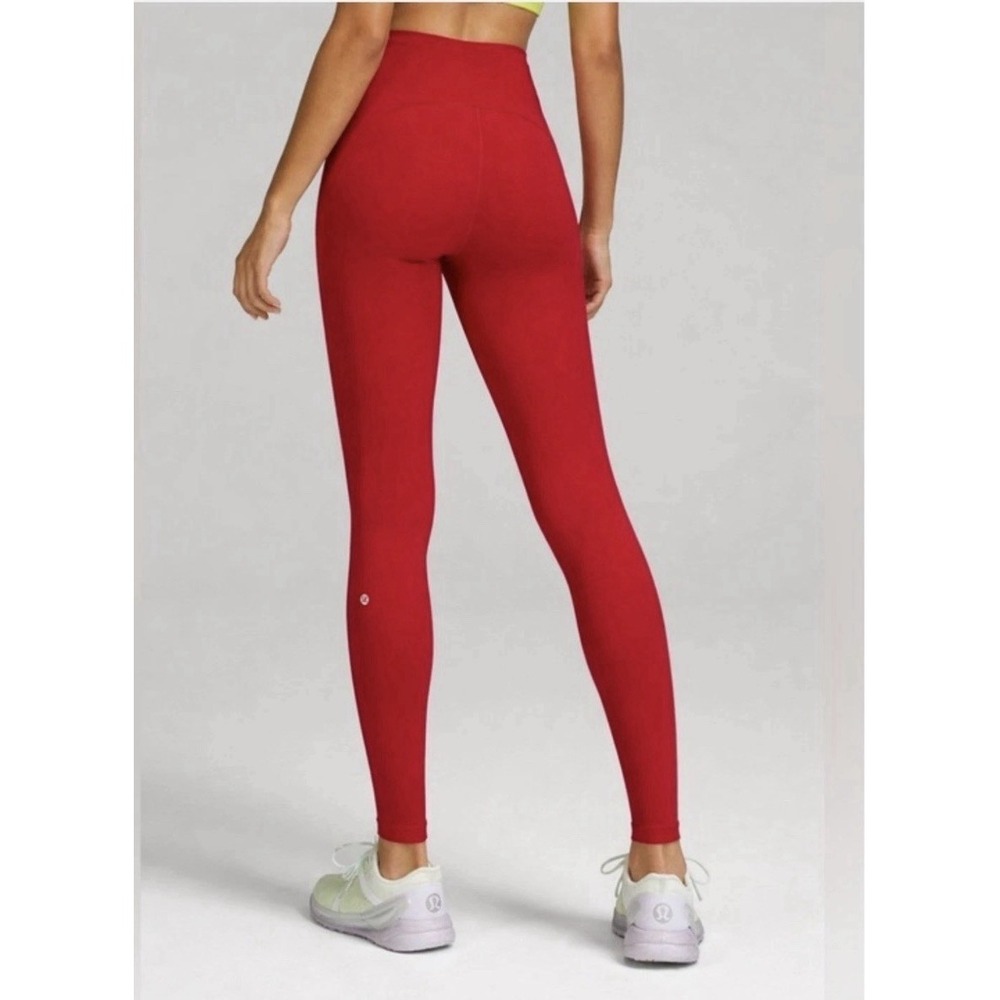 ❤️ Lululemon Swift Speed High Rise Tight 28 Pockets Dark Red Leggings Size 2 EUC